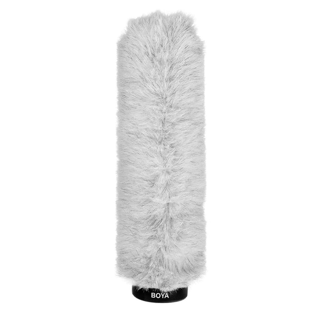 BOYA BY-P320 Furry Outdoor Interview Windshield Muff for Shotgun Capacitor Microphones (Inside Depth 12.8)