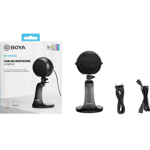 BOYA BY-PM300 Desktop USB Microphone for Computers and Mobile Devices