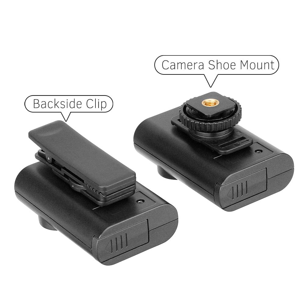 BOYA BY-WM4 Pro K1 Portable 2.4G Wireless Microphone System(One Transmitters + One Receiver) with Hard Case for DSLR Camera Camcor