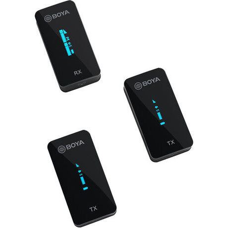 BOYA BY-XM6-S2 Digital Camera-Mount True-Wireless 2-Person Microphone System (2.4 GHz)