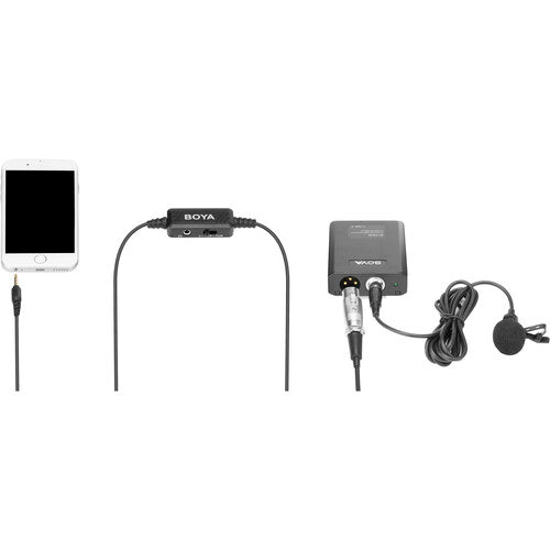 BOYA Microphone Adapter Cable BY-BCA6 XLR to 3.5mm Connector Adjustable Volume