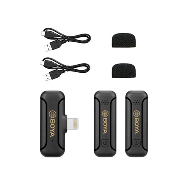 BOYA BY-WM3T2-D2 Digital True-Wireless Microphone for iOS Devices