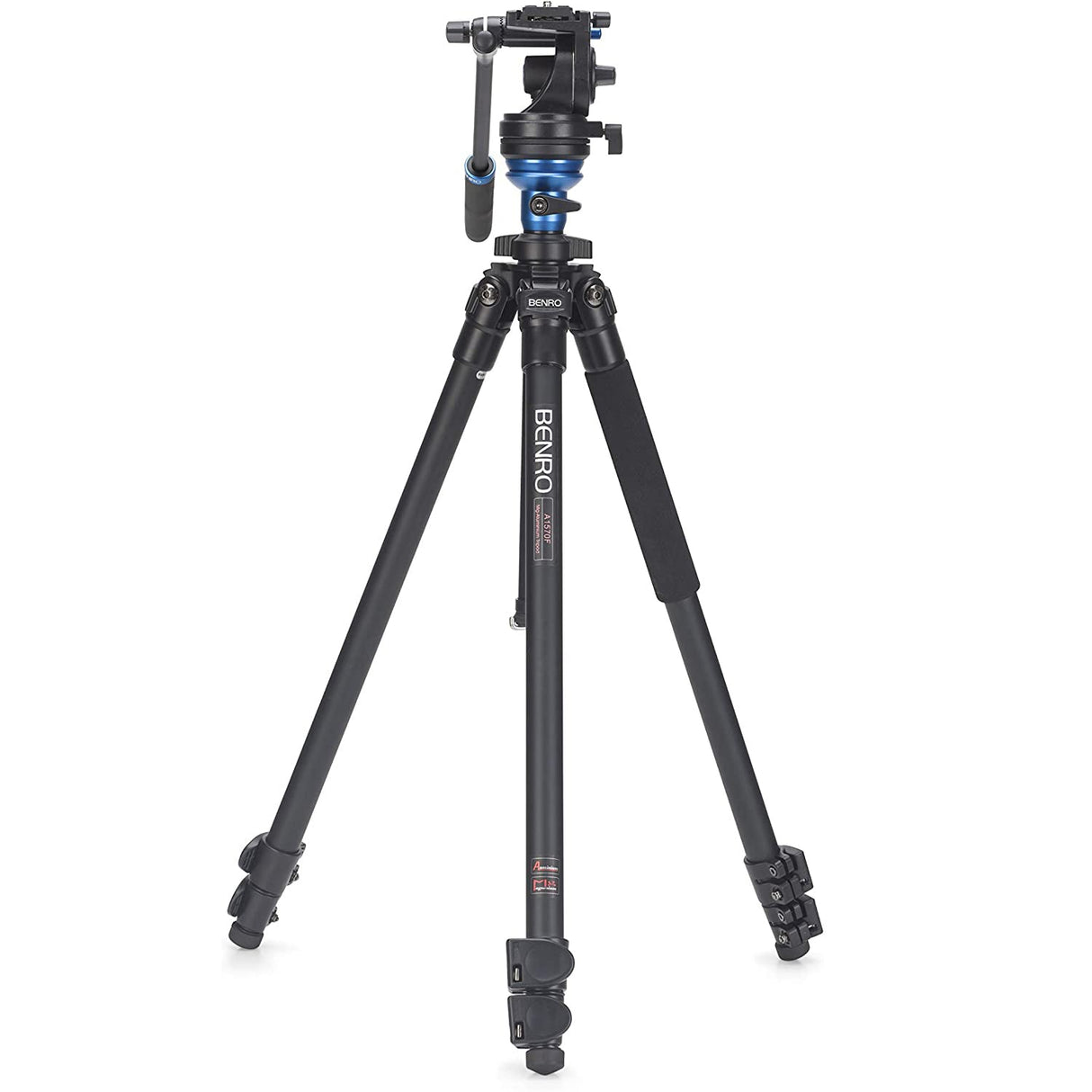 Benro A1573FDS2 Single Leg Series 1 Alum Video Kit 3 Section S2 head