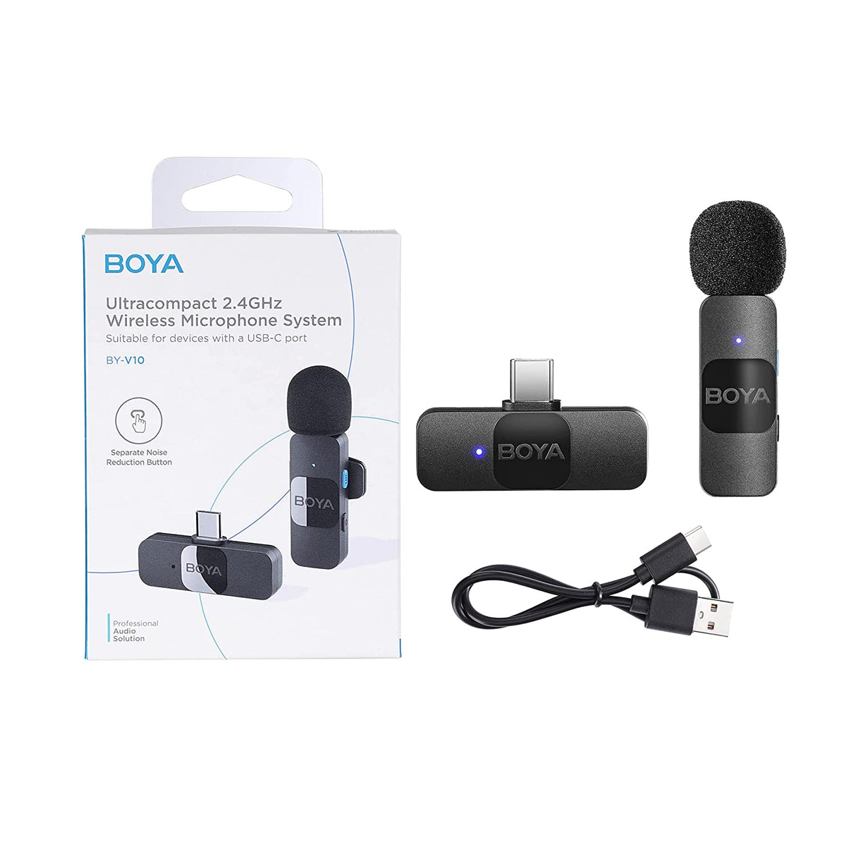 Boya BY-V10 Ultracompact 2.4GHz Wireless Microphone System