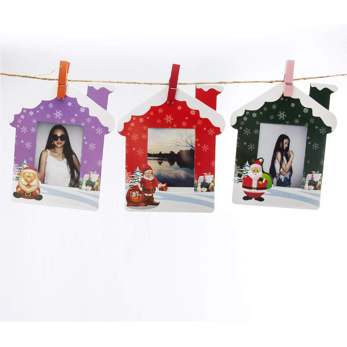 CAIUL Instax Mini Colorful Frame for Fujifilm Mini 8 8+ 9 70 7s 90 25 26 50s Film, 10 Pcs (Rabbit)