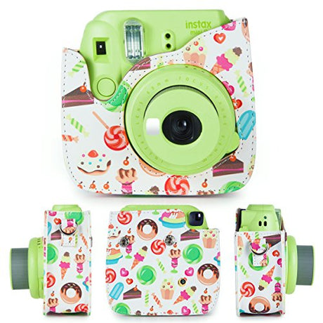 Caiul Pu Leather Fujifilm Instax Square (Dessert Series)' Camera Bag