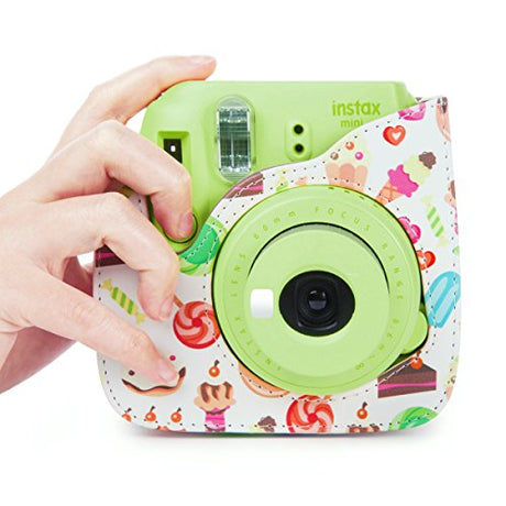 Caiul Pu Leather Fujifilm Instax Square (Dessert Series)' Camera Bag