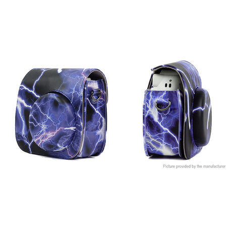 Caiul Pu Leather Fujifilm Instax Mini 9 (Lightning purple) Camera Bag