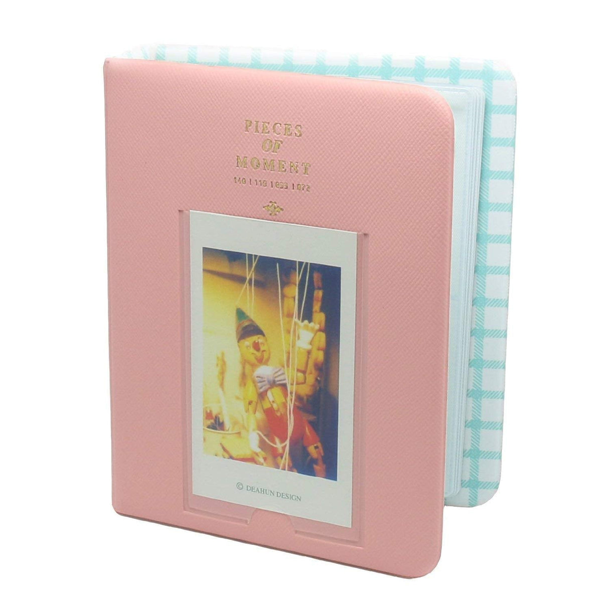 Zenko Pieces Of Moment Book Album For Films Of Instax Mini Mini 11 9 8 7s 8 8+ 9 25 26 50s 70 90 Film, Polaroid PIC300 Z2300 Film (64 Photos Pink)