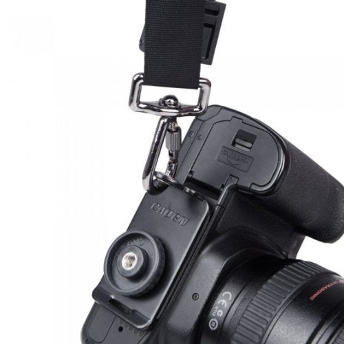 CADEN FastGunman AntiSlip Quick Sling Shoulder Belt Strap for DSLR / Cameras Black + Grey