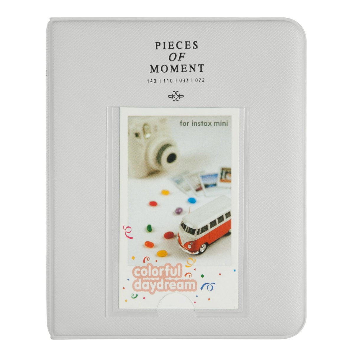 Caiul Instax Mini 9/ 8/50/70/90 Compatible Pieces Of Moment 64 Photos Album Smokey White