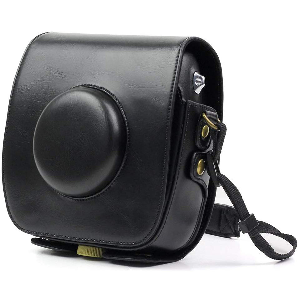 Camera Bag for Fujifilm Instax Square SQ10 , wogozan Camera Case with Soft PU Leather and Strap(Black)