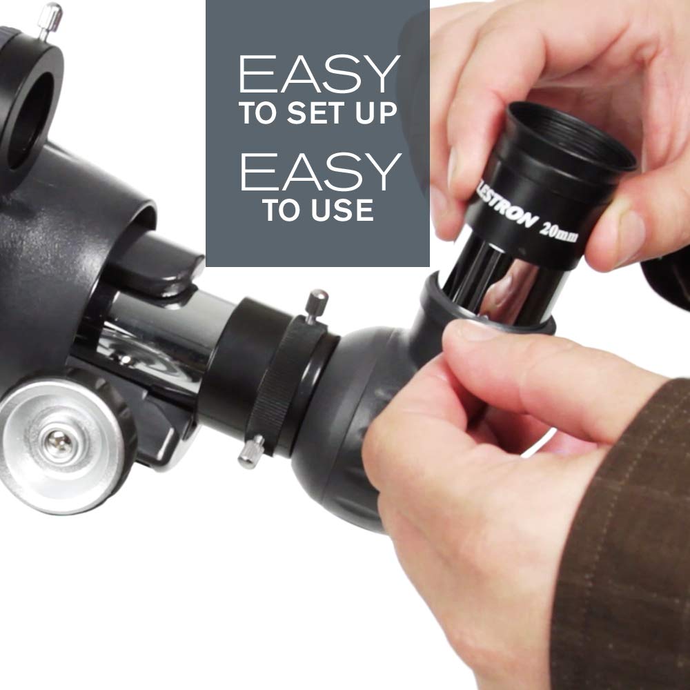 Celestron AstroMaster 70AZ 70mm f/13 Alt-Az Refractor Telescope