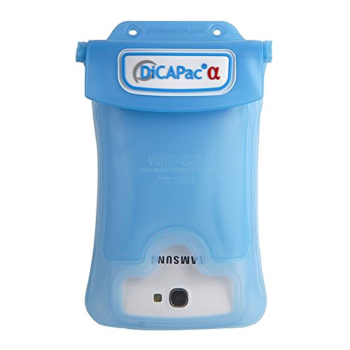 DiCAPac WPC2 Waterproof Case with Neck Strap for Samsung Galaxy Note 1/2 Blue