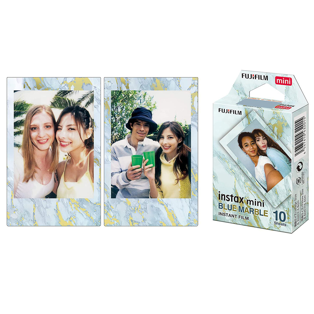FUJIFILM Instax Mini 10x1 Instant Film Blue Marble