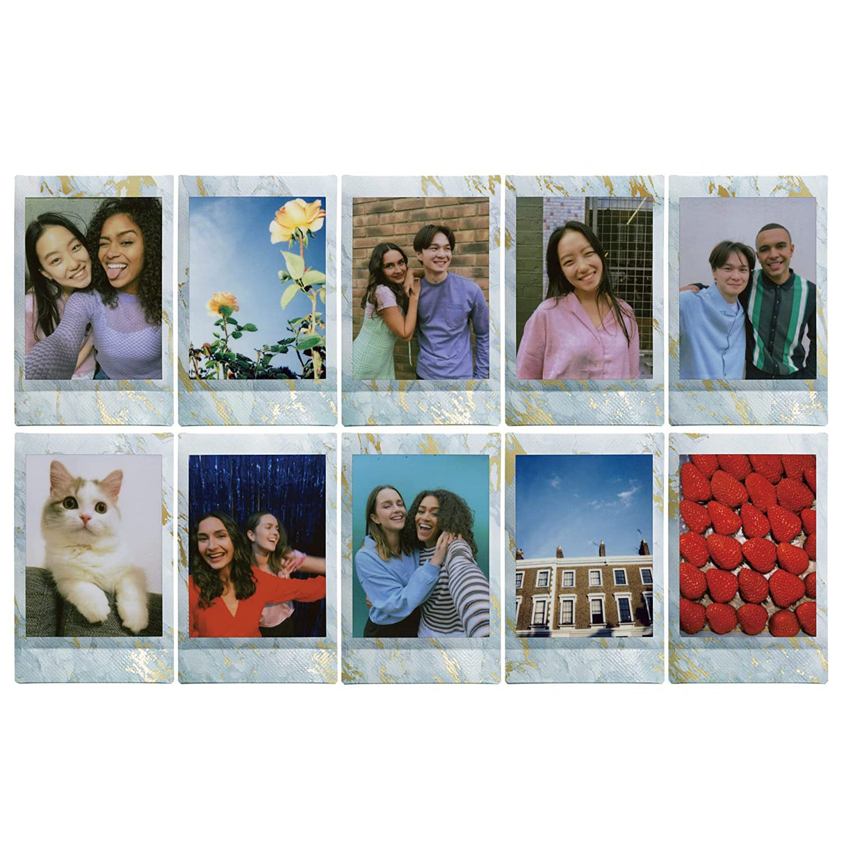 FUJIFILM Instax Mini 10x1 Instant Film Blue Marble