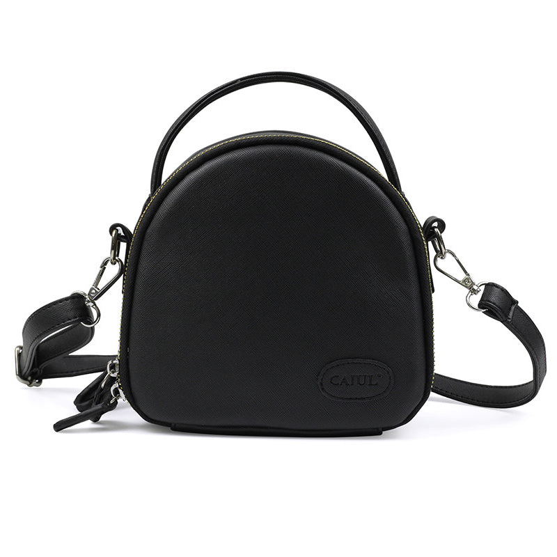 Caiul Instax Mini First Generation Zipper Universal Carry Case for Fujifilm Instax Mini 12/11/9/8+ 70 7s 25 26 50s 90 9 Camera (black)