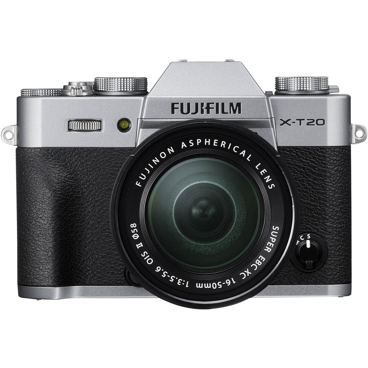 FUJIFILM X-T20 Mirrorless Digital Camera with 16-50mm and 50-230mm Lenses and Grip Kit (Silver)
