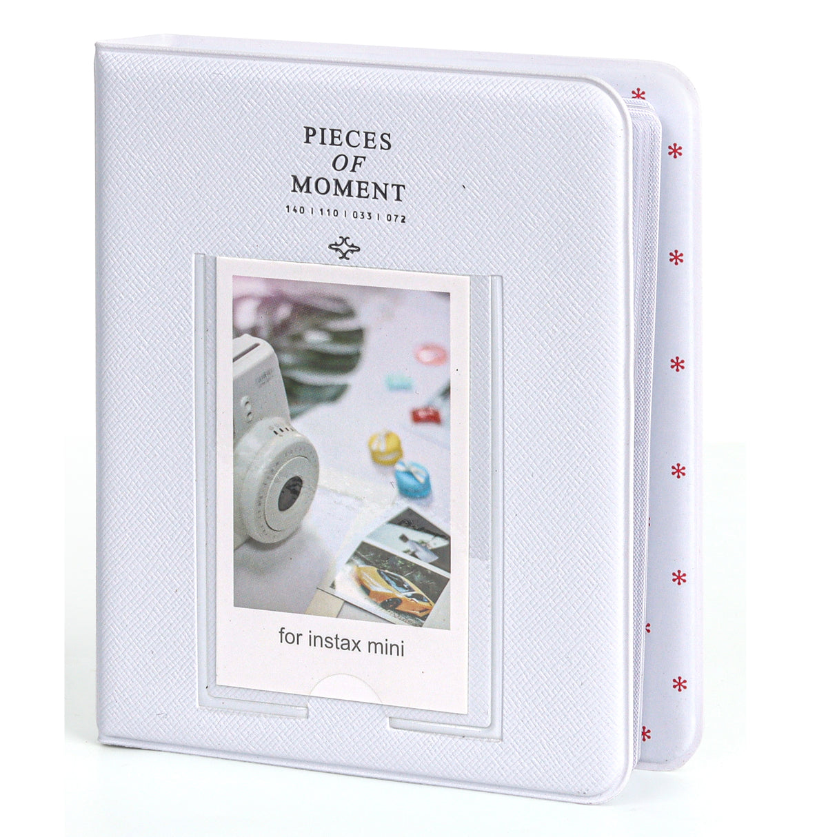 Zikkon Compatible 64 sheet Album for Fujifilm Instax Mini Film (3 inch) (Clay White)