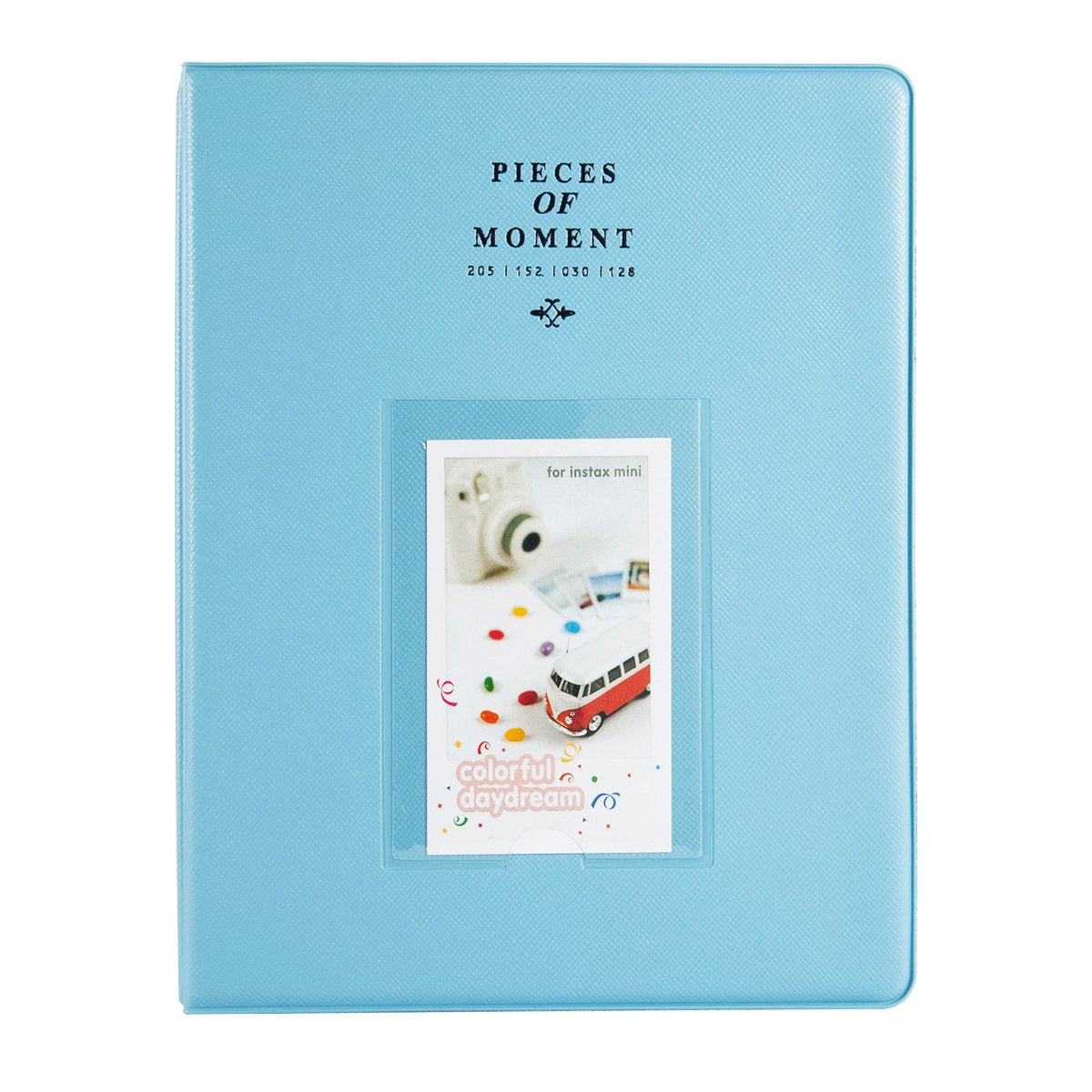Zenko 128 Pockets Album for Instax Mini 7s 8 8+ 9 25 26 50s 70 90 Film, Polaroid PIC300 Z2300 Film (Blue)