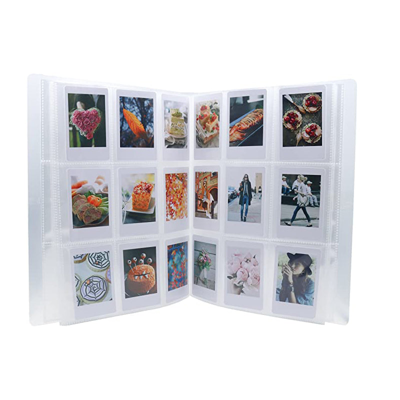 Zenko 128 Pockets Album for Instax Mini 7s 8 8+ 9 25 26 50s 70 90 Film, Polaroid PIC300 Z2300 Film (Blue)