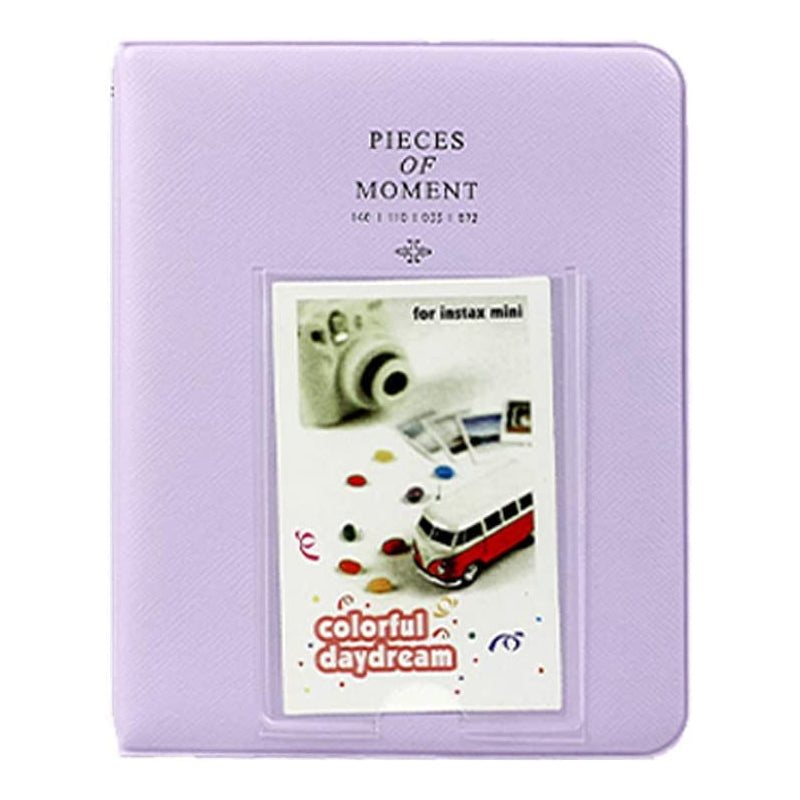 Zenko Compatible 64 sheet Album for Fujifilm Instax Mini Film (3 inch) (Lilac Purple)