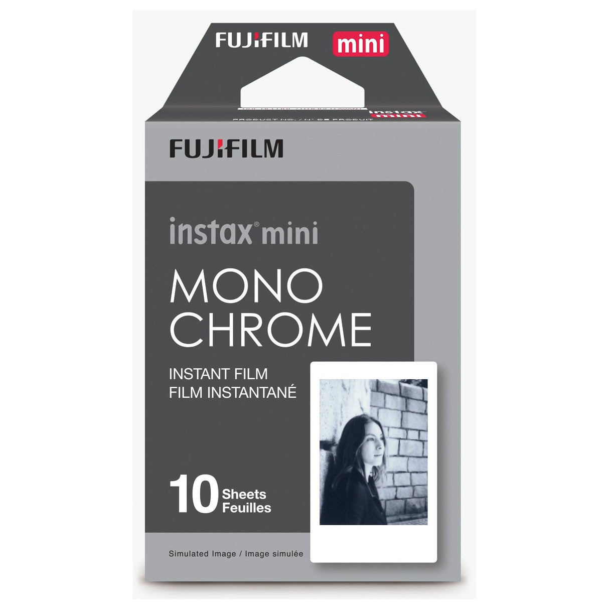 Fujifilm Instax Mini Monochrome Film Roll (Yes 800 ISO Pack of 1)