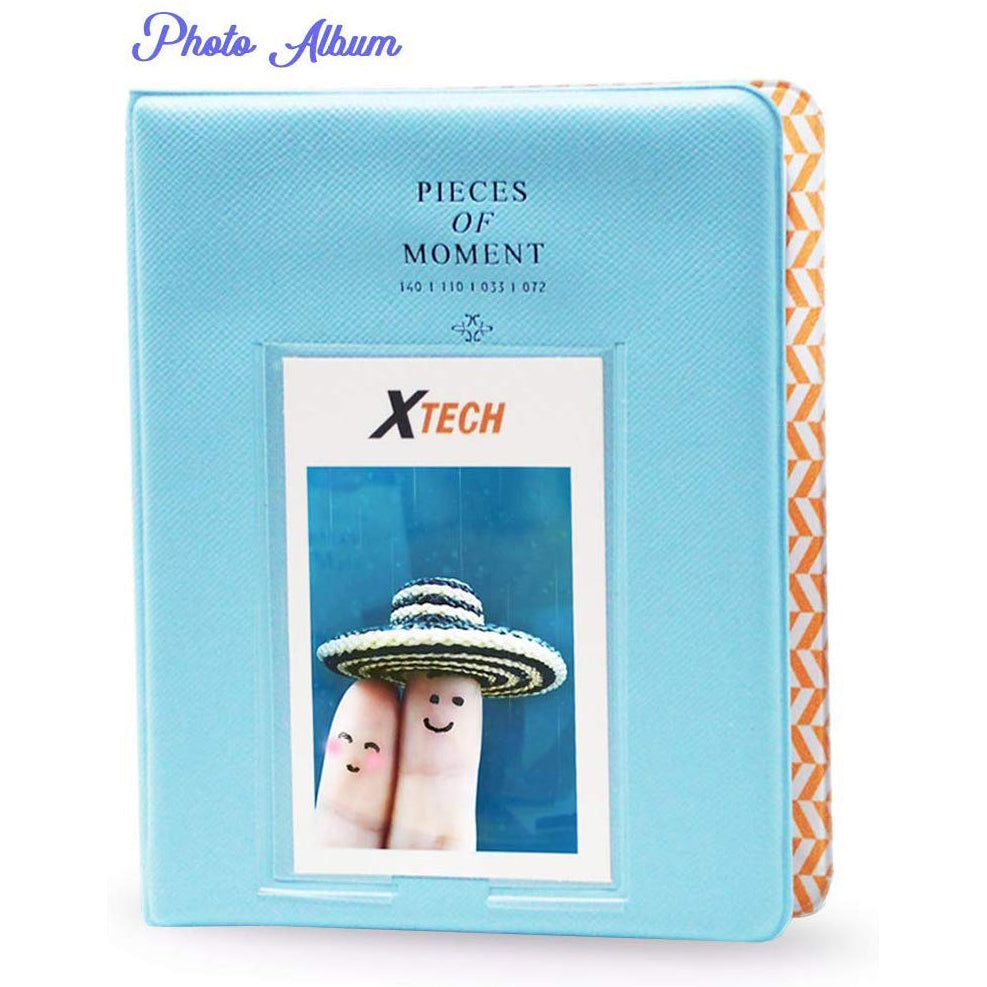 ZENKO INSTAX MINI 64 TIME PHOTO ALBUM (ICE BLUE)