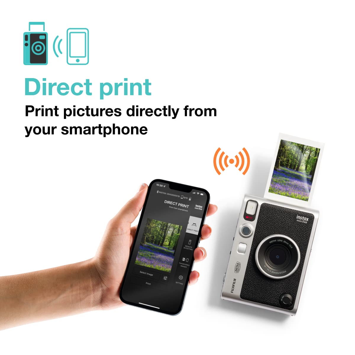 Fujifilm Instax Mini Evo Hybrid Camera Premium Edition