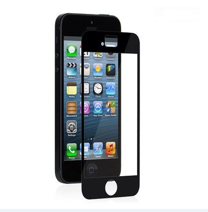 GGS 0.5mm SelfAdhesive Optical Glass LCD Screen Protector for APPLE IPHONE 5 Black