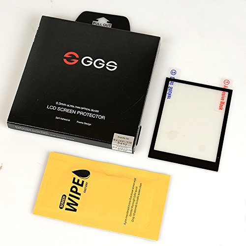 GGS LARMOR IV SelfAdhesive Optical Glass LCD Screen Protector for Sony RX100, M2 ,M3
