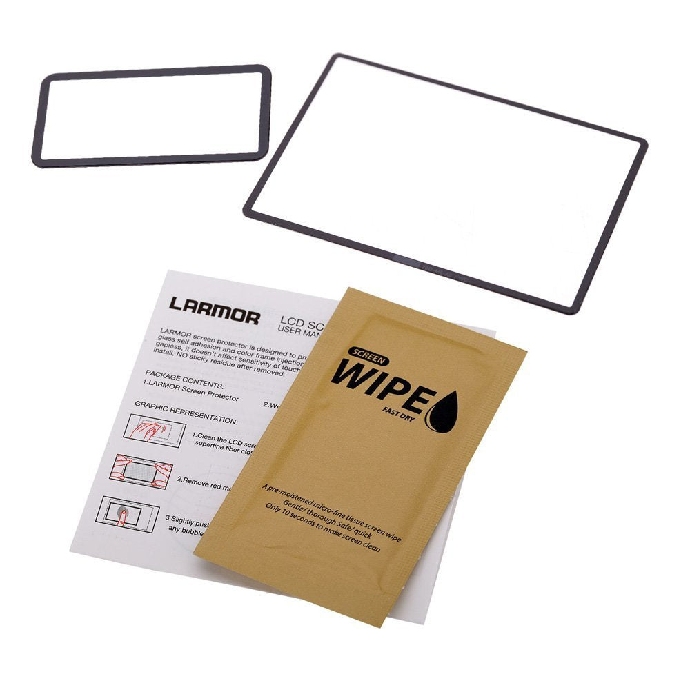LARMOR GGS IIII SelfAdhesive Optical Glass LCD Screen Protector for Canon 7D Mark II