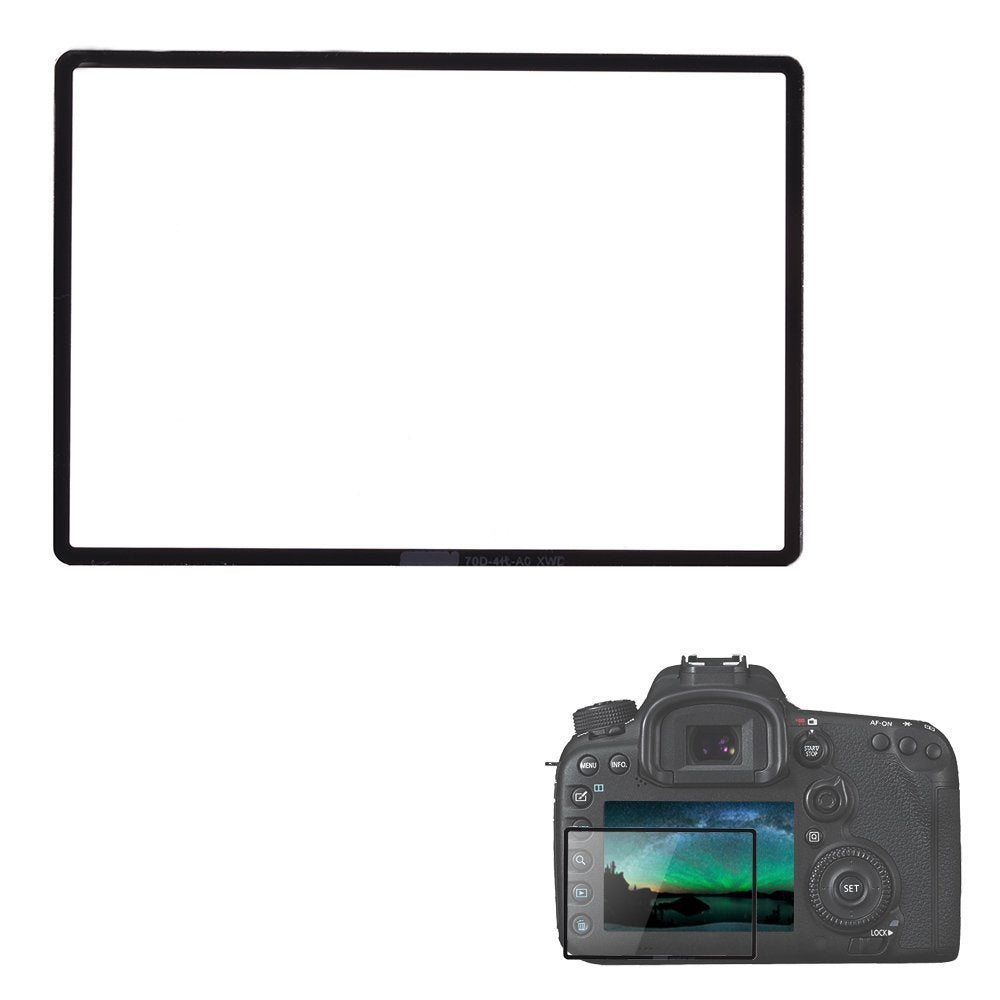 LARMOR GGS IIII SelfAdhesive Optical Glass LCD Screen Protector for Canon 7D Mark II