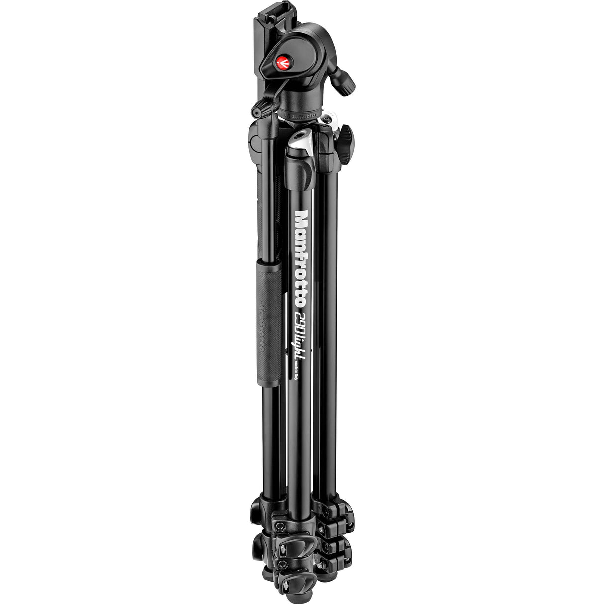 Manfrotto 290 Light 2-Stage Aluminum Tripod with Befree Live Fluid Video Head Kit