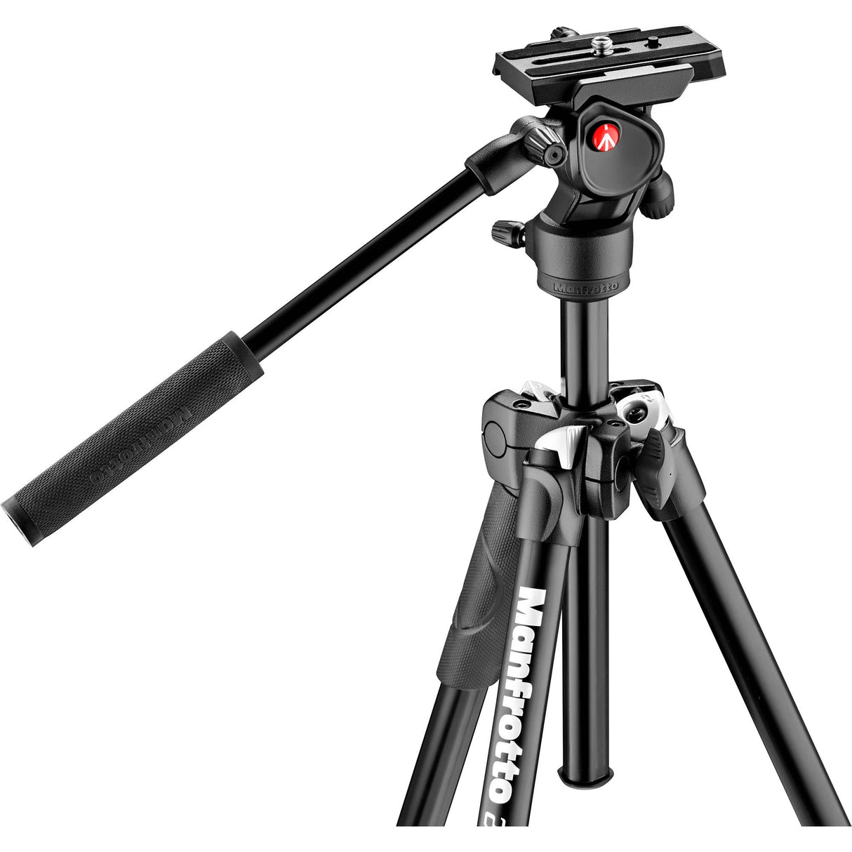 Manfrotto 290 Light 2-Stage Aluminum Tripod with Befree Live Fluid Video Head Kit