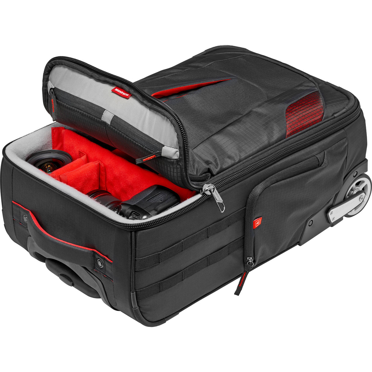 Manfrotto Pro Light Reloader-55 Camera Roller Bag for DSLR/Camcorder (Black)