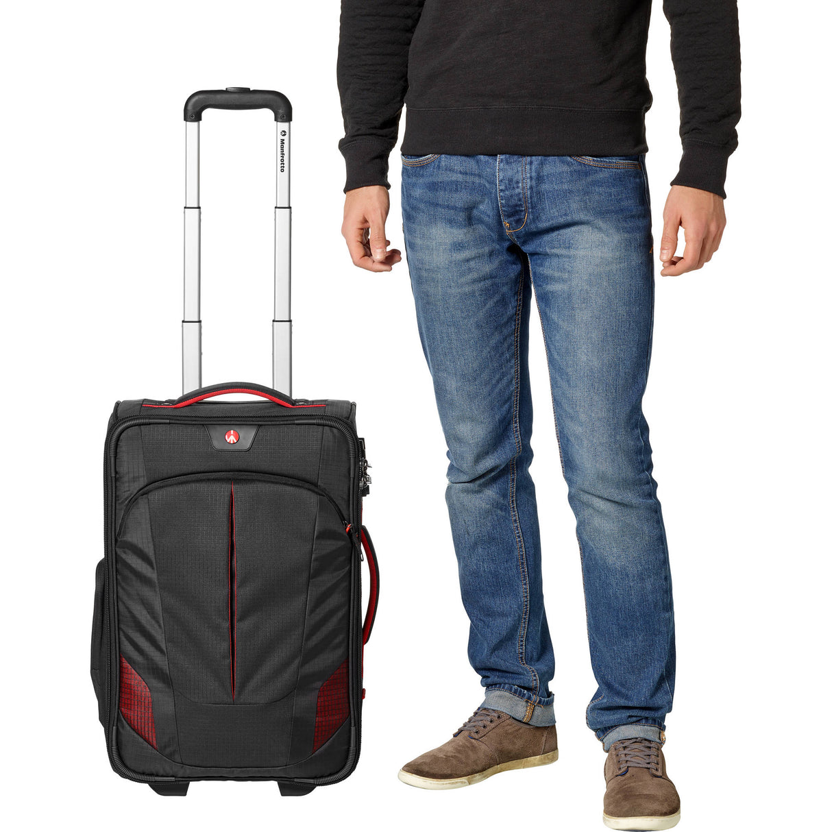 Manfrotto Pro Light Reloader-55 Camera Roller Bag for DSLR/Camcorder (Black)