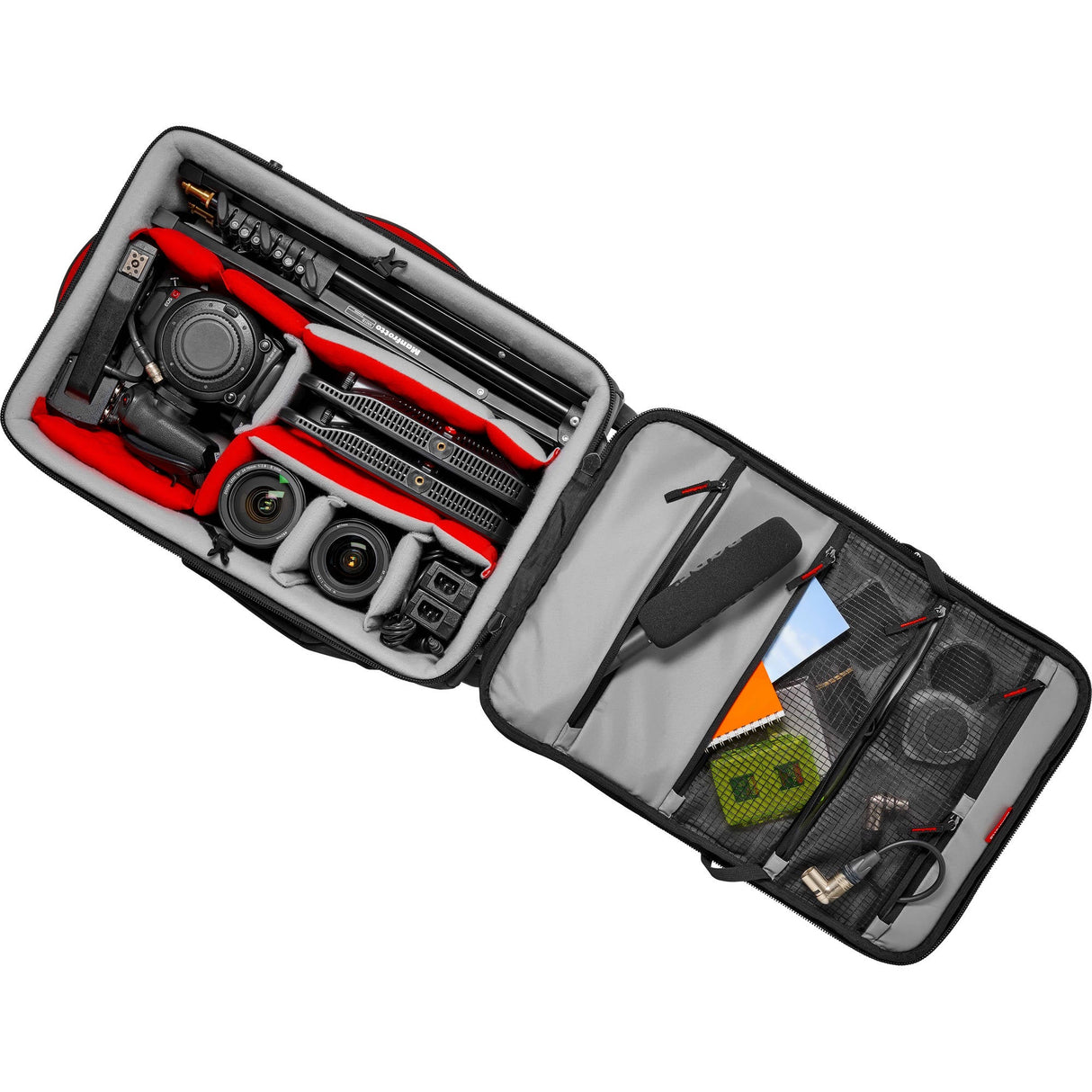 Manfrotto Pro Light Reloader-55 Camera Roller Bag for DSLR/Camcorder (Black)