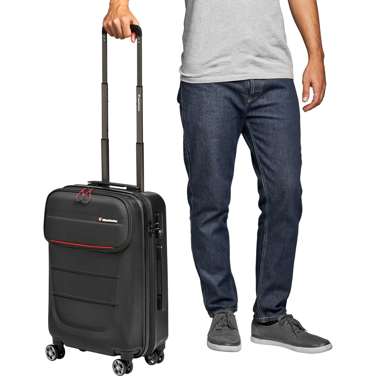 Manfrotto Pro Light Reloader Spin-55 Carry-On Camera Roller Bag (Black)