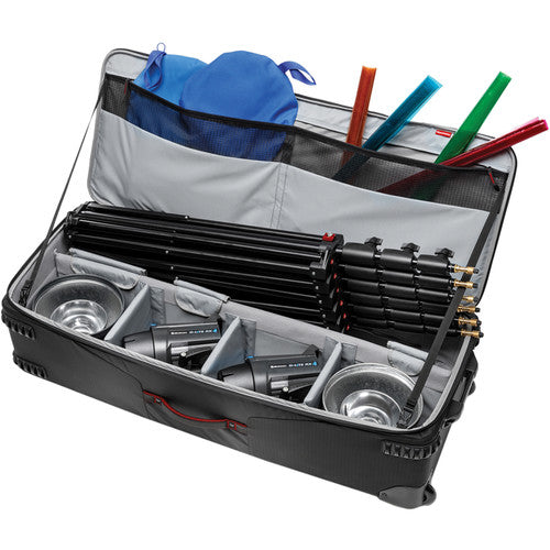 Manfrotto Pro-Light Rolling Lighting Gear Organizer V1 (Extra Large, Black)
