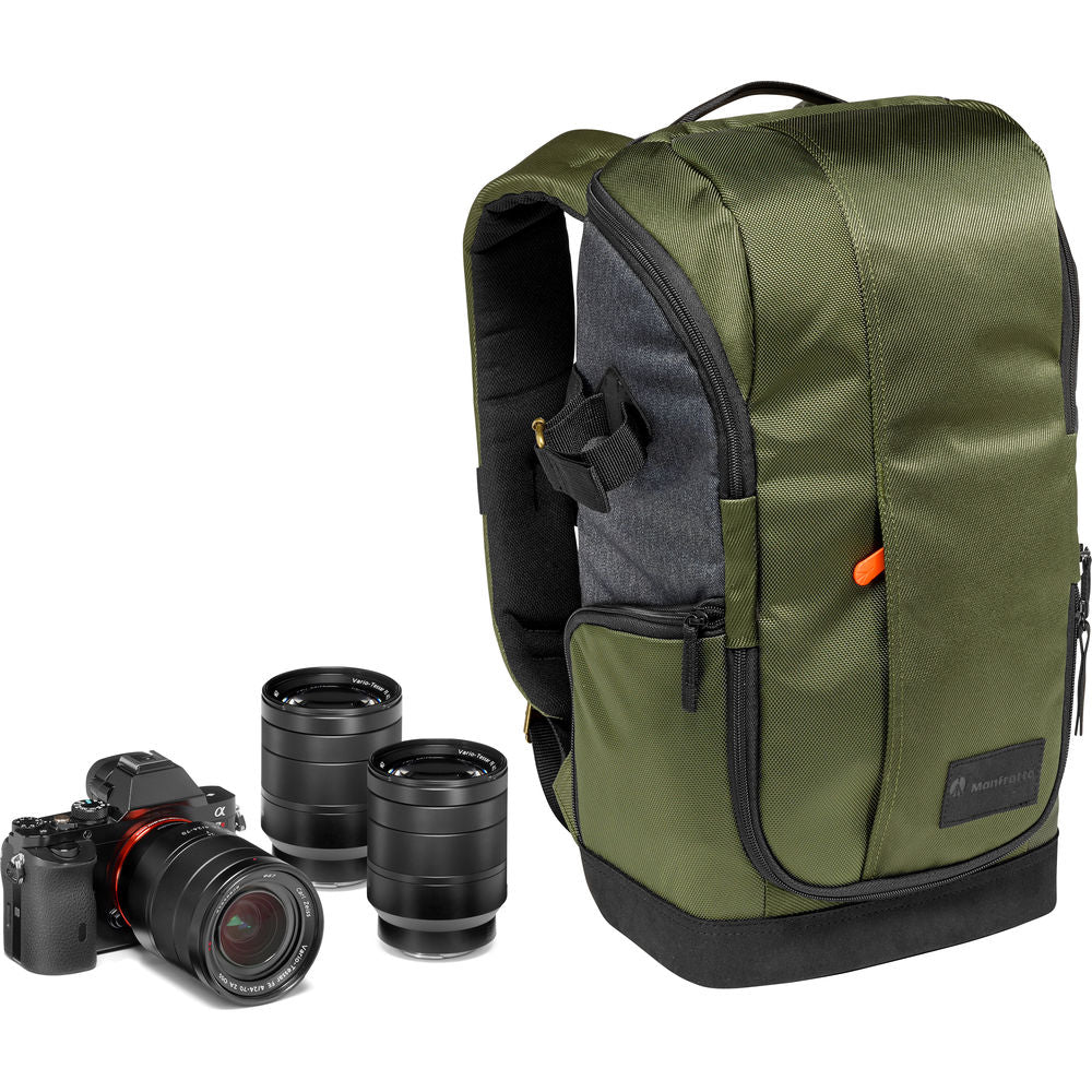 Manfrotto Street Camera and Laptop Backpack for CSC (Green and Gray)
