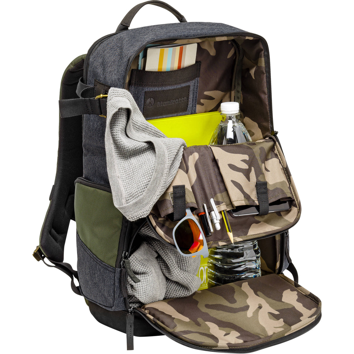 Manfrotto Street Camera and Laptop Backpack for DSLR/CSC (Green and Gray)