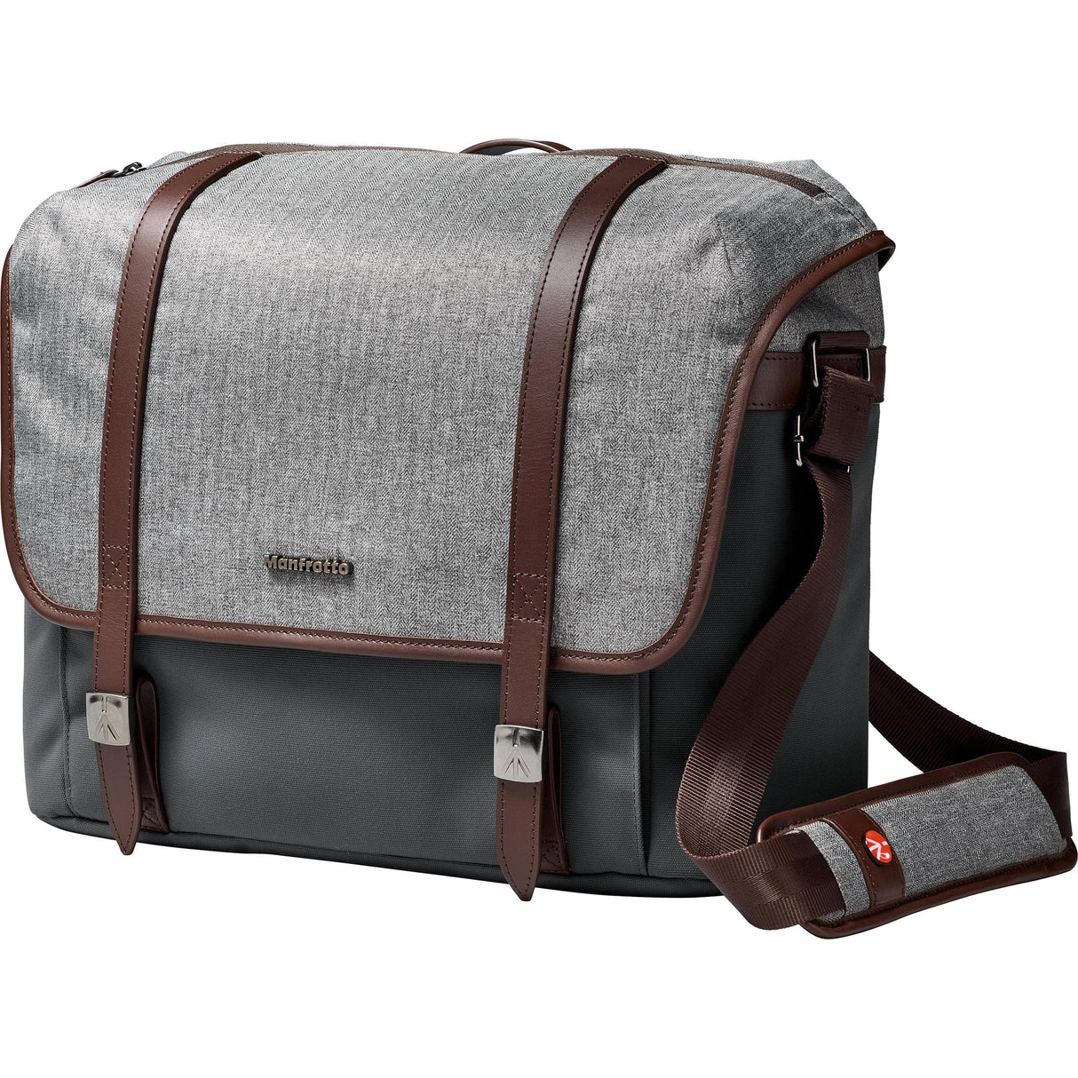 Manfrotto Windsor Camera Messenger Bag (Medium, Gray)