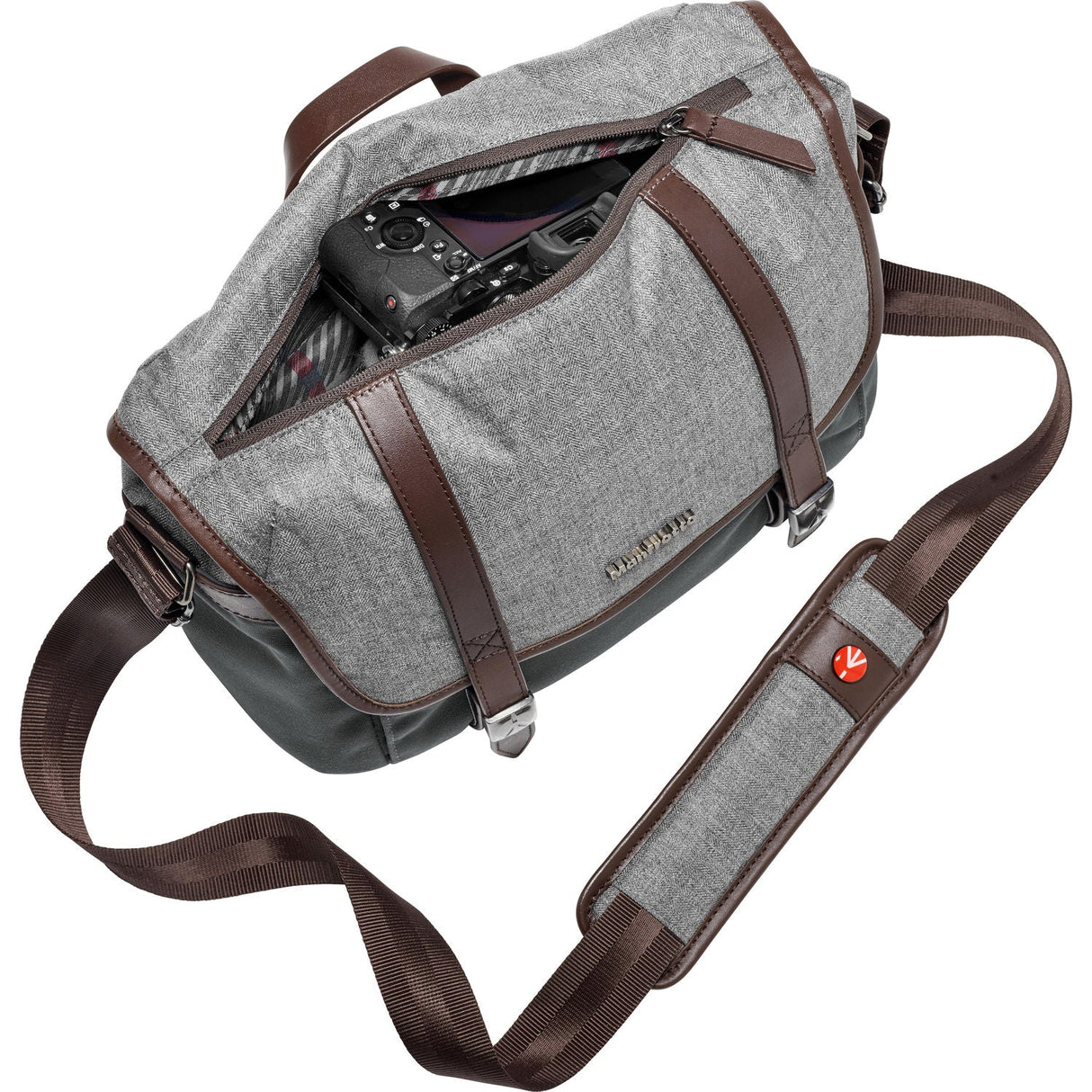 Manfrotto Windsor Camera Messenger Bag (Small, Gray)
