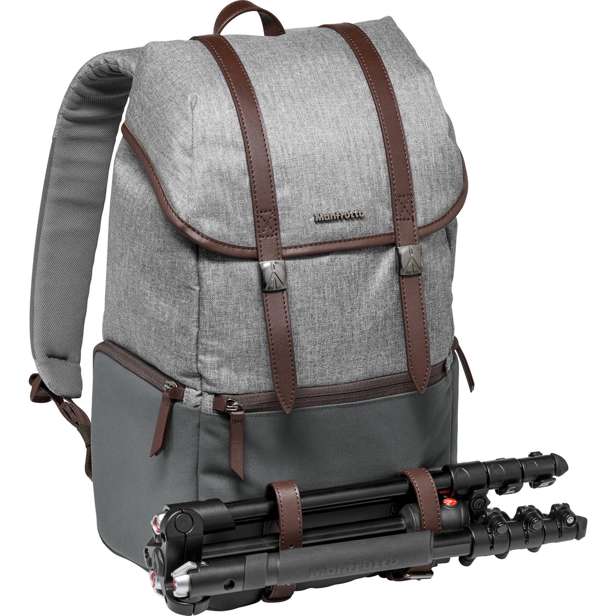 Manfrotto Windsor Camera and Laptop Backpack for DSLR (Gray)