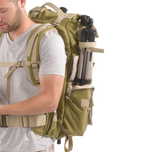 National Geographic NG 5738 Large Backpack for Personal Gear 2-3 DSLRs Accessories Laptop (Khaki)
