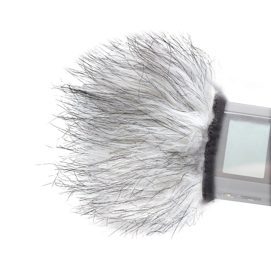 BOYA BY-WS9 FURRY OUTDOOR MICROPHONE WINDSCREEN FOR PORTABLE DIGITAL RECORDERS UP TO 8CM X 4CM - FITS ZOOM H4N H5 H6 TASCAM DR-40 DR-05 DR-07