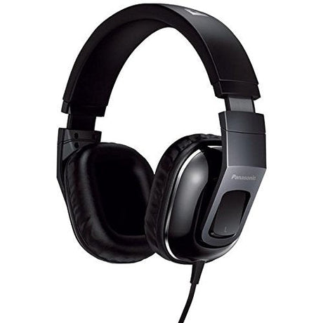 Panasonic HT480 Stereo Headphones Headset With Remote Mic Black