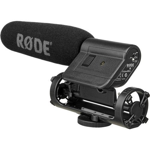 RODE VIDEOMIC SHOTGUN MICROPHONE WITH RYCOTE LYRE MOUNT