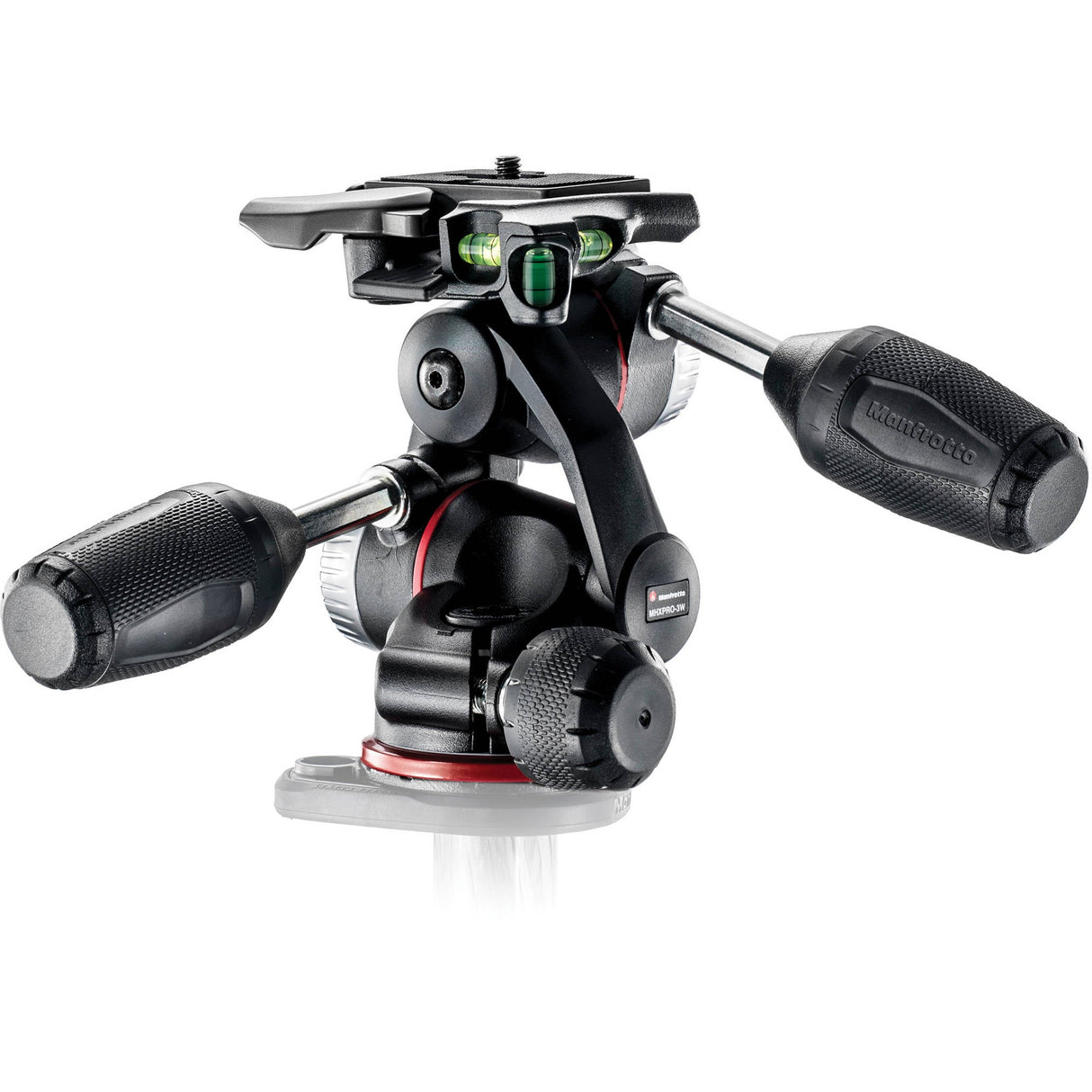 X-PRO 3-Way tripod head with retractable levers